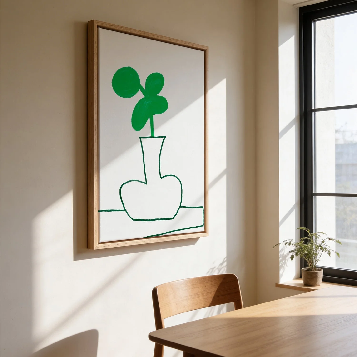Stylized Green Plant With Round Leaves by Little Dean - Image 3