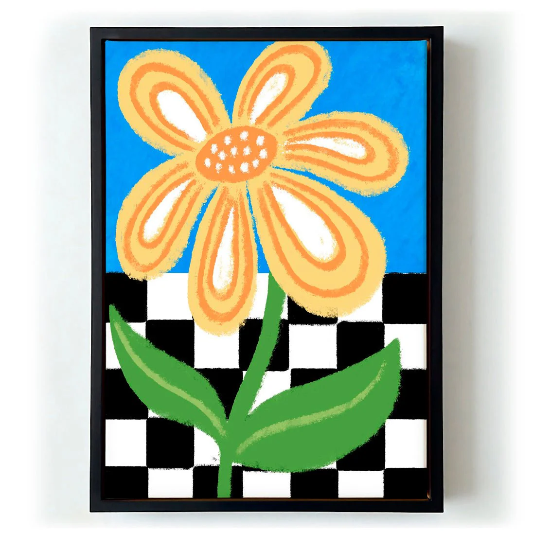 Stylized Yellow  Big Flower by Martina - Image 5