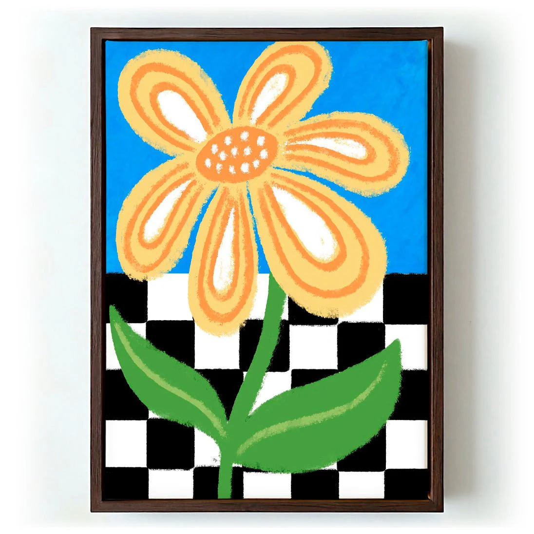 Stylized Yellow  Big Flower by Martina - Image 6