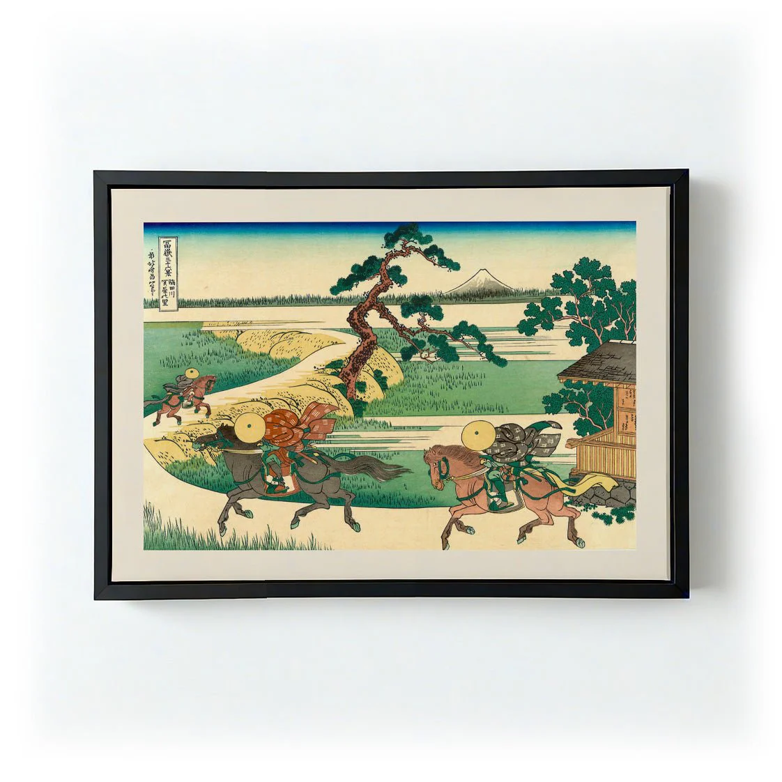 Sumidagawa sekiya no sato by Katsushika Hokusai - Image 5