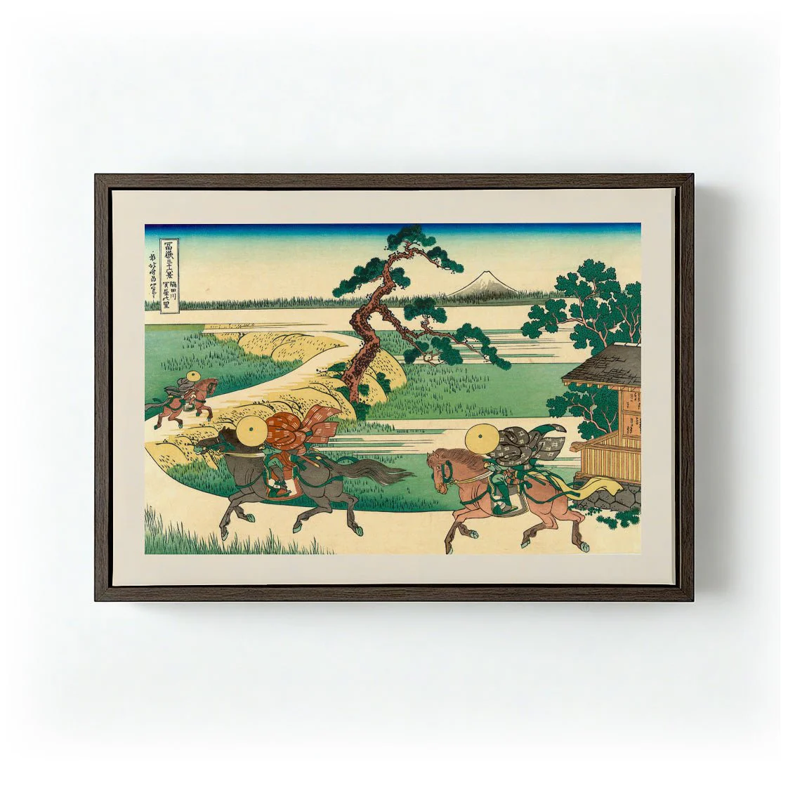 Sumidagawa sekiya no sato by Katsushika Hokusai - Image 6