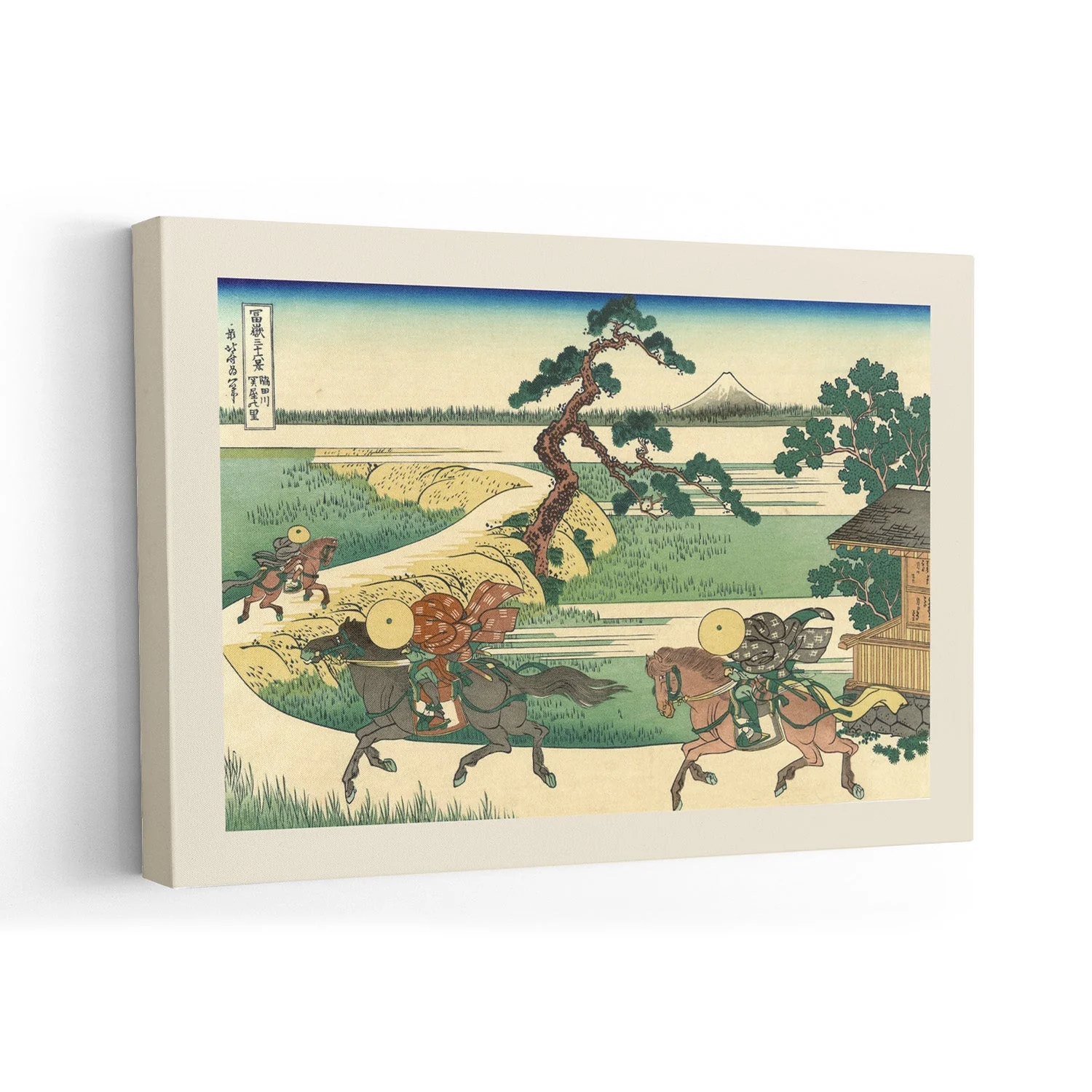 Sumidagawa sekiya no sato by Katsushika Hokusai - Image 7