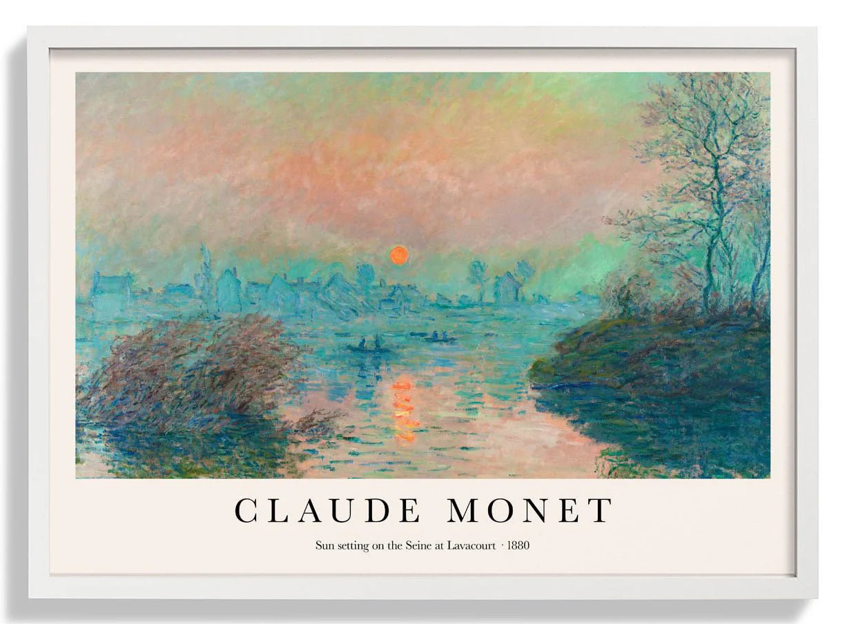 Sun setting on the Seine by Claude Monet - Image 5