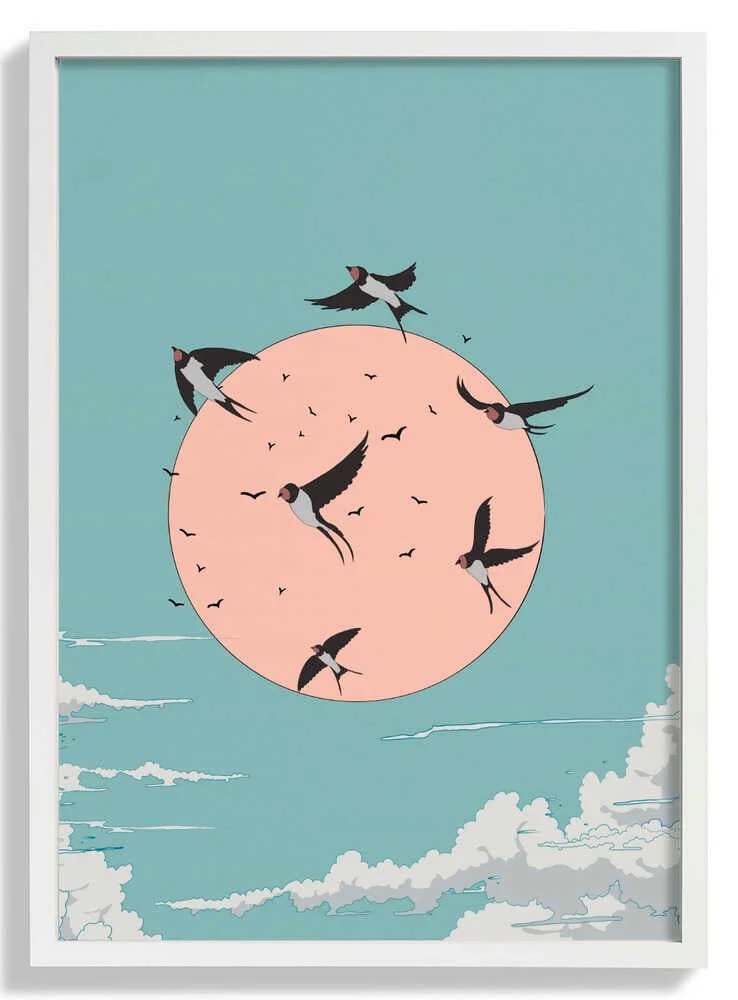 Swallows at Sunrise by Nicholas - Image 5