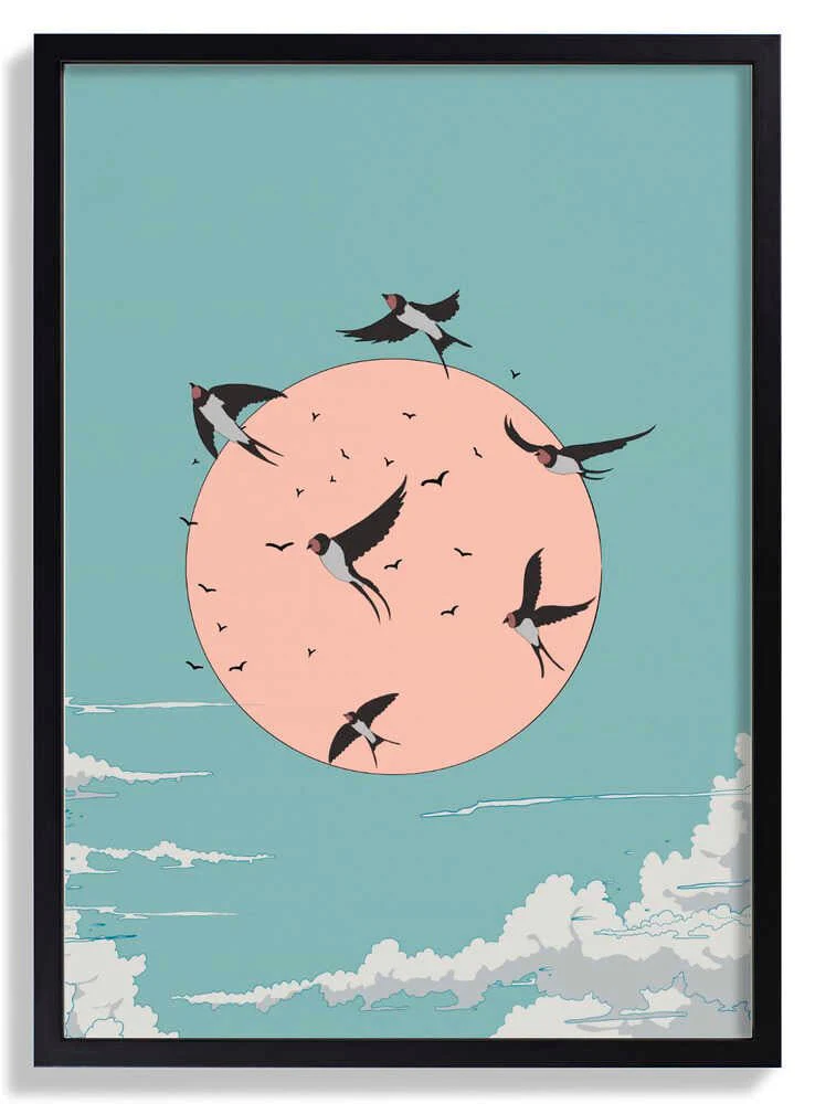 Swallows at Sunrise by Nicholas - Image 6