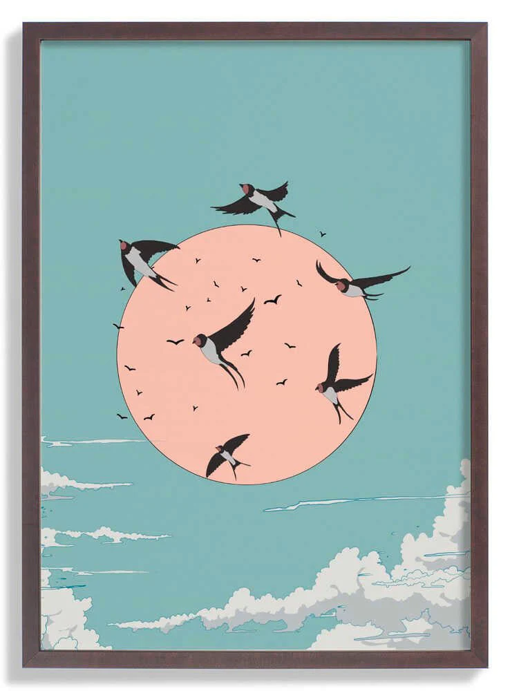 Swallows at Sunrise by Nicholas - Image 7