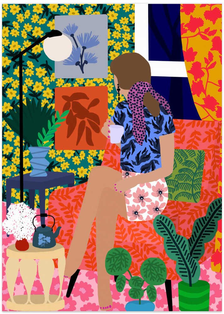Tea time girl by Rafaela Mascaro - Image 8