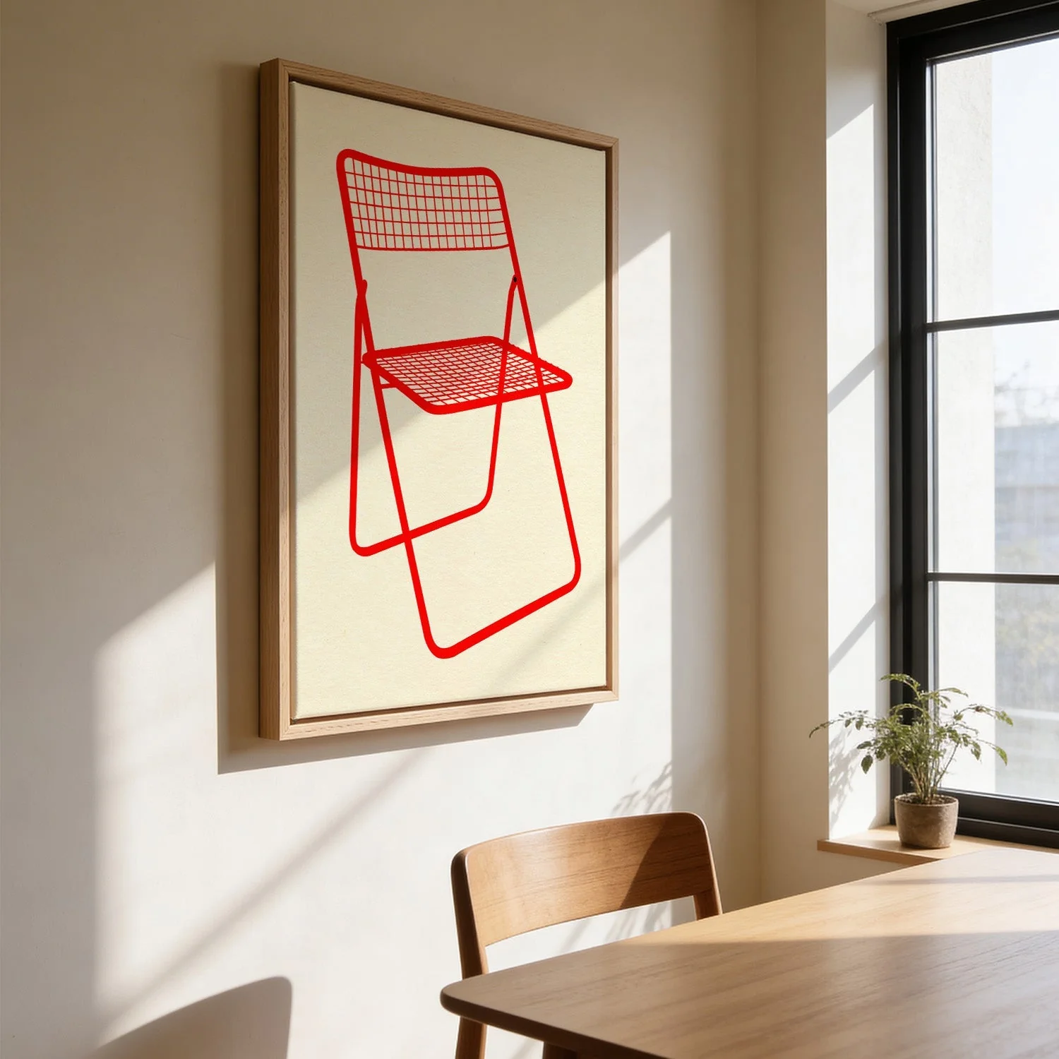 Ted Net Chair Red by Rosi Feist - Image 3
