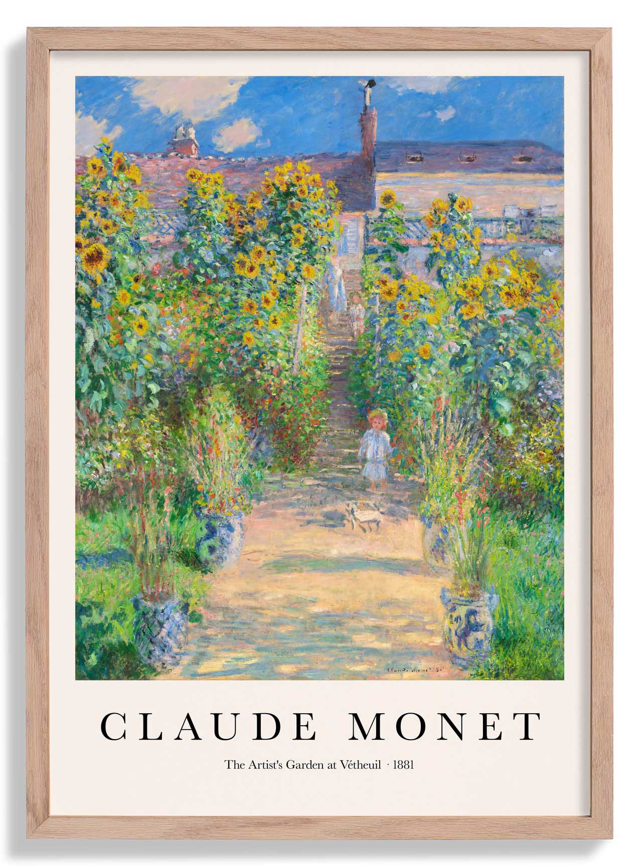 The Artist's Garden by Claude Monet