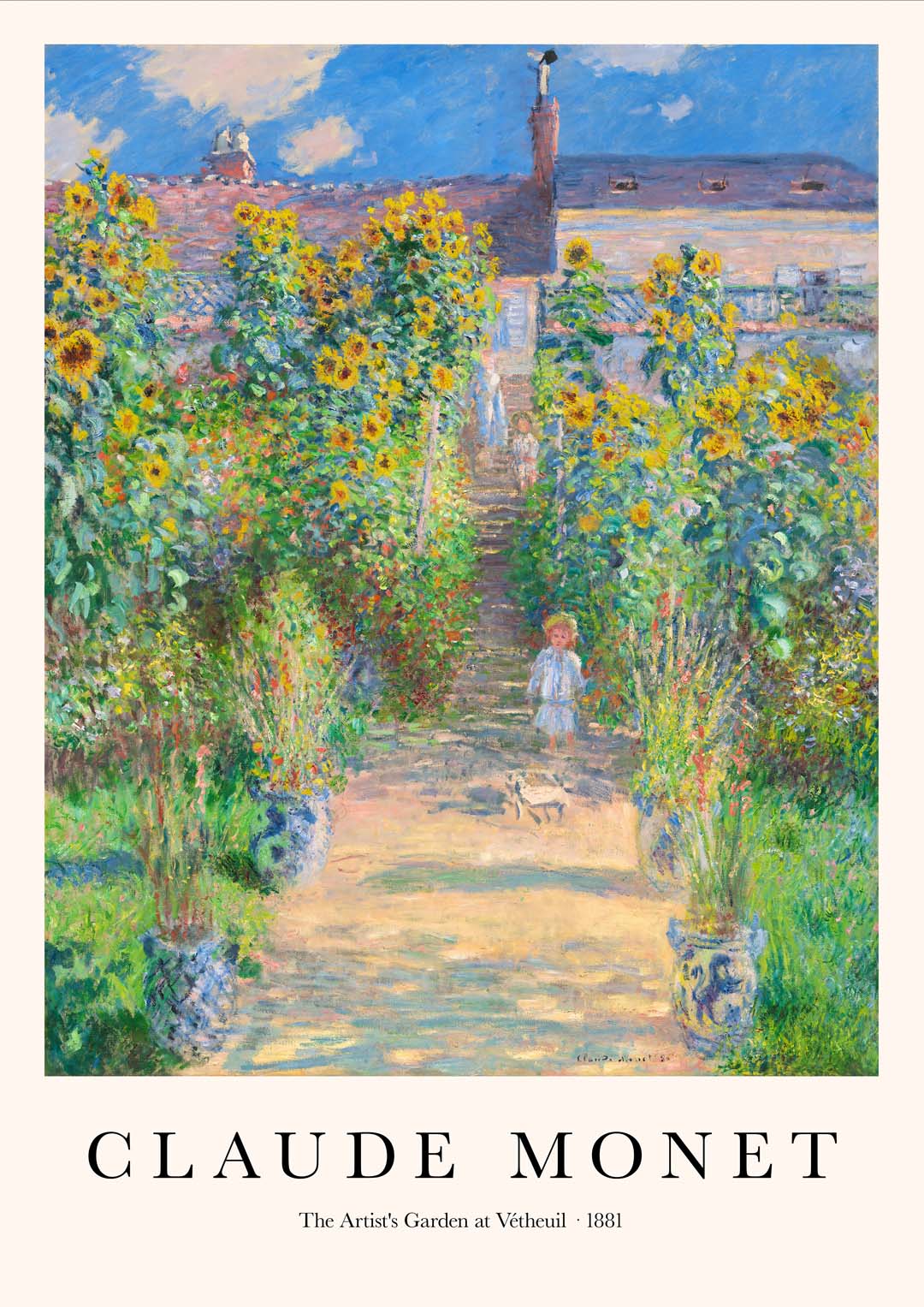 The Artist's Garden by Claude Monet - Image 8