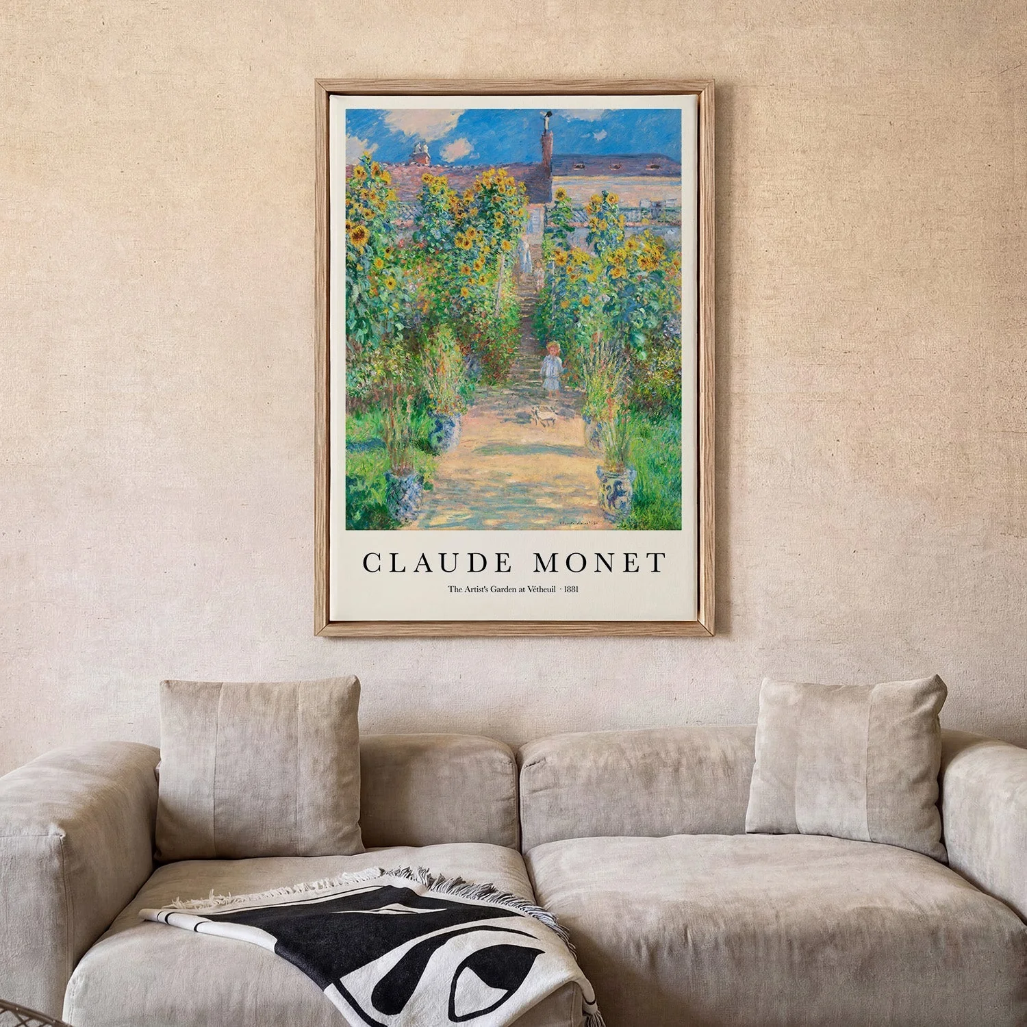 The Artist's Garden by Claude Monet - Image 2