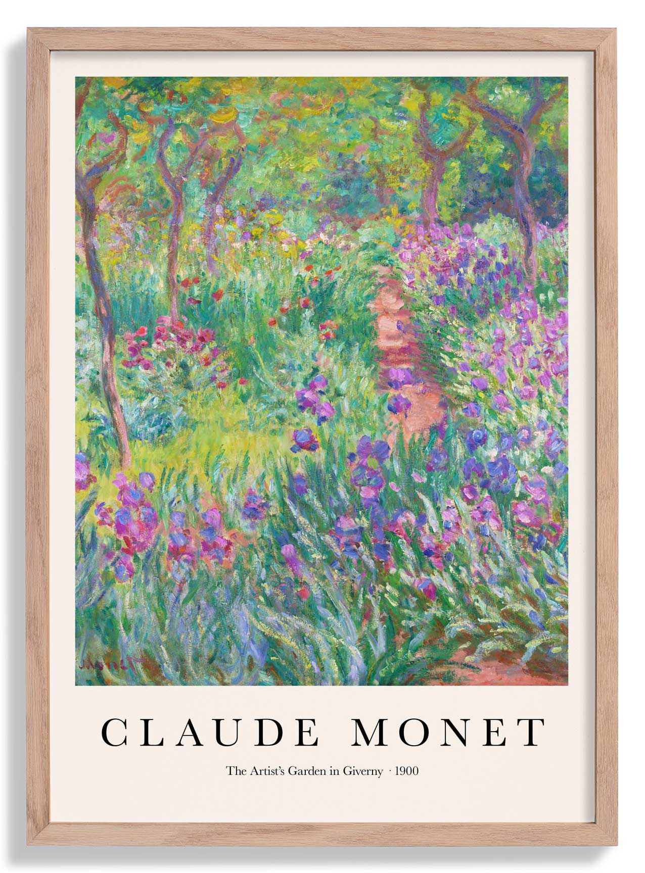 The Artist's Garden in Giverny by Claude Monet