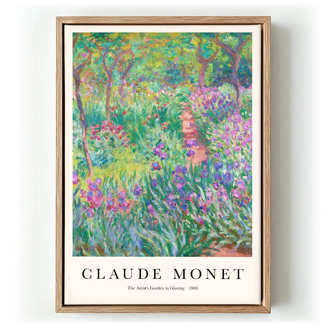 The Artist's Garden in Giverny by Claude Monet