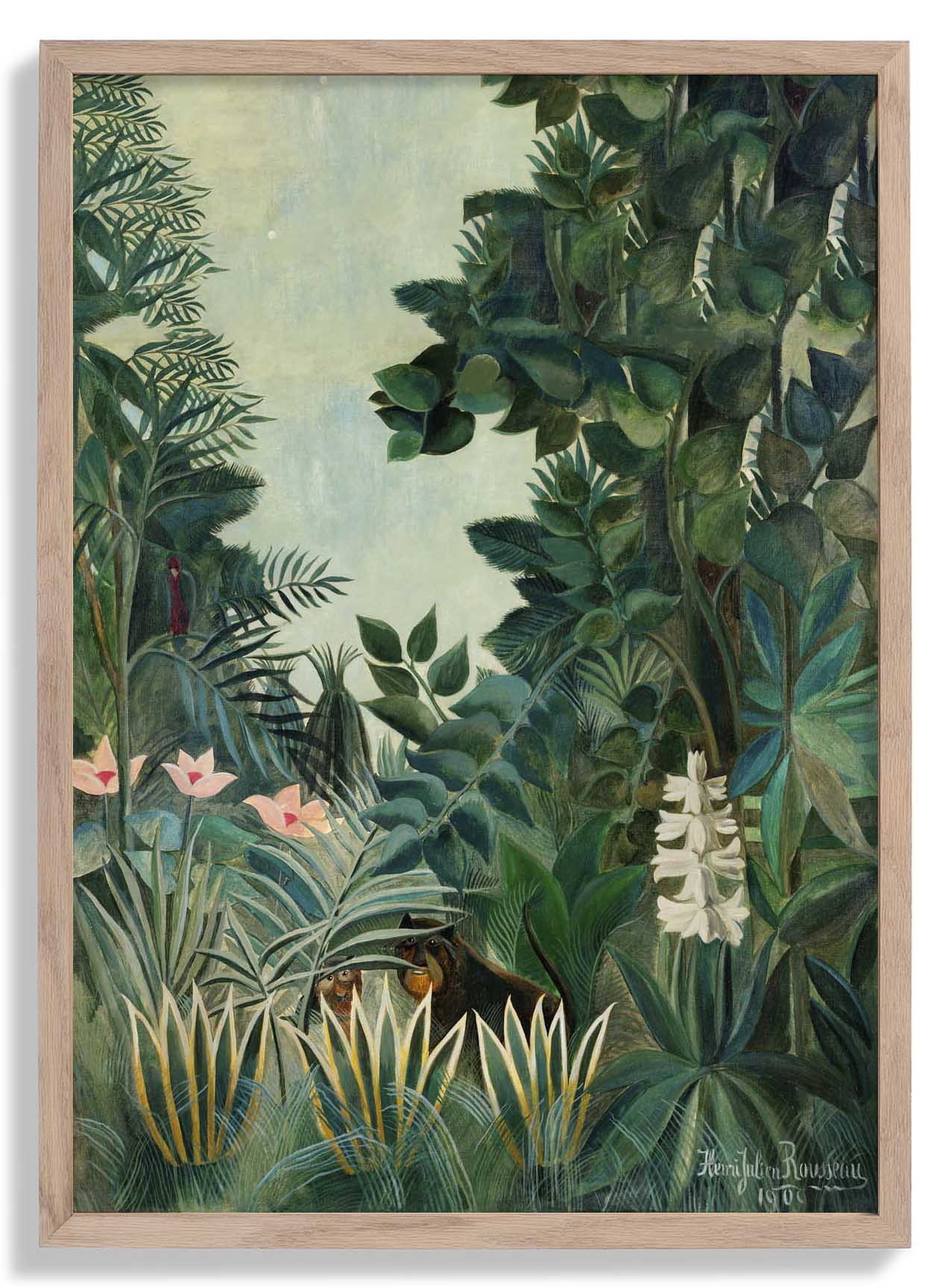 The Equatorial Jungle by Rousseau Art Print