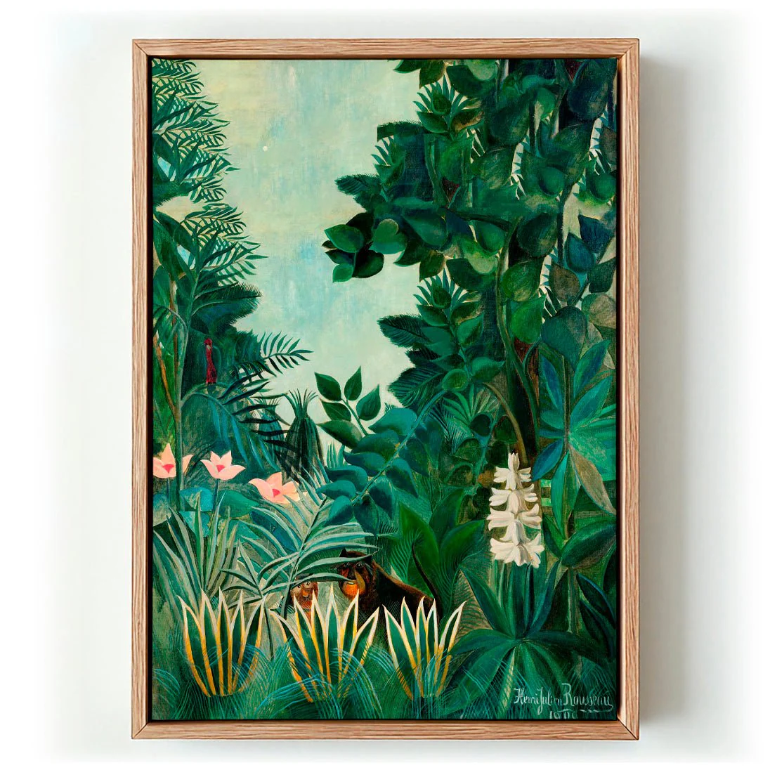 The Equatorial Jungle by Rousseau Art Print