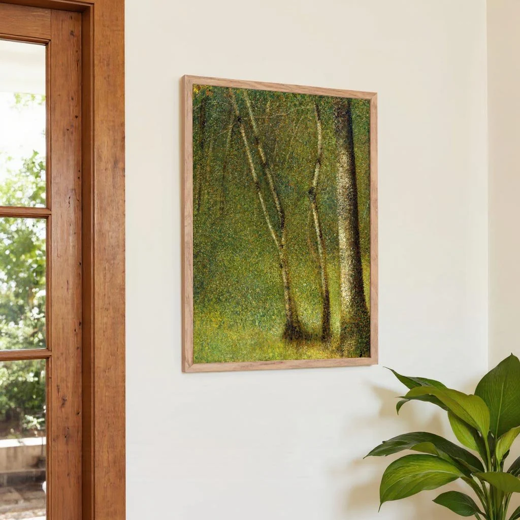 The Forest at Pontaubert by Georges Seurat - Image 4