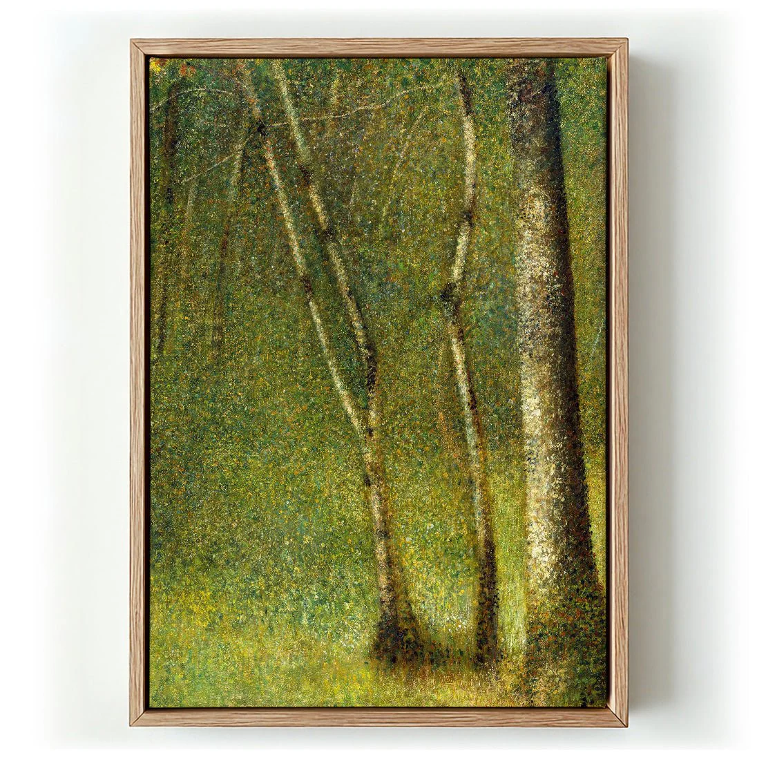 The Forest at Pontaubert by Georges Seurat