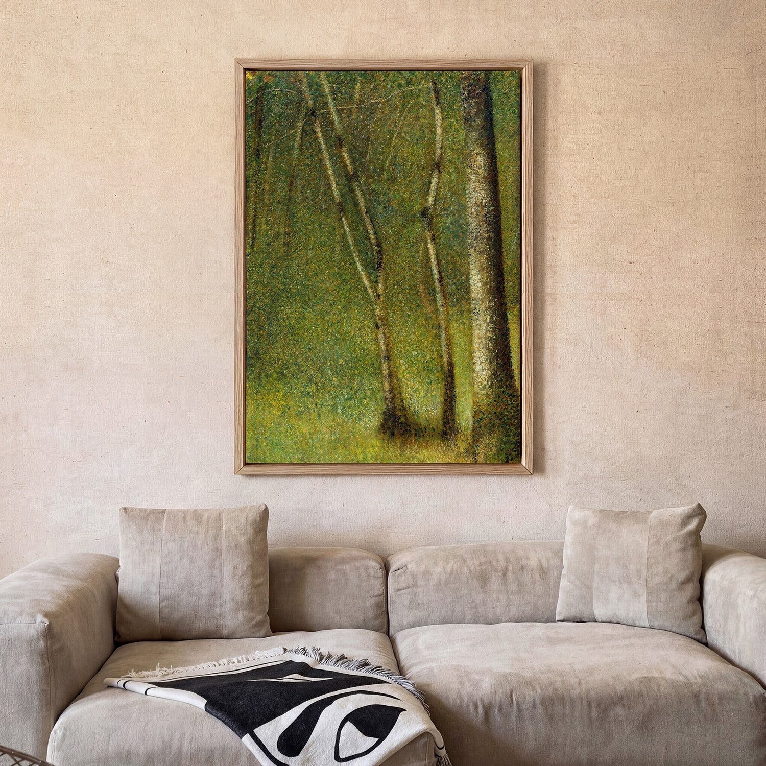 The Forest at Pontaubert by Georges Seurat - Image 2