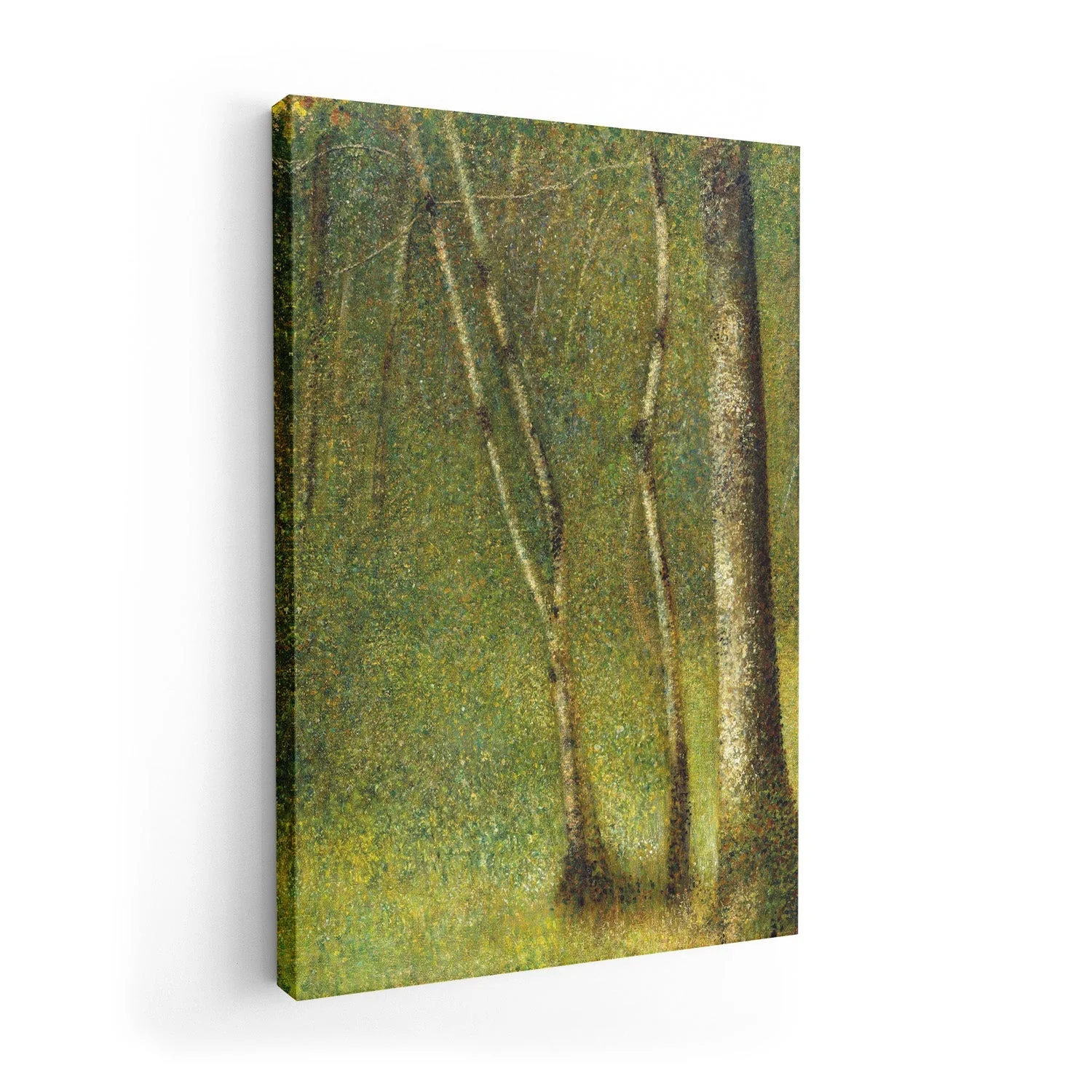 The Forest at Pontaubert by Georges Seurat - Image 7