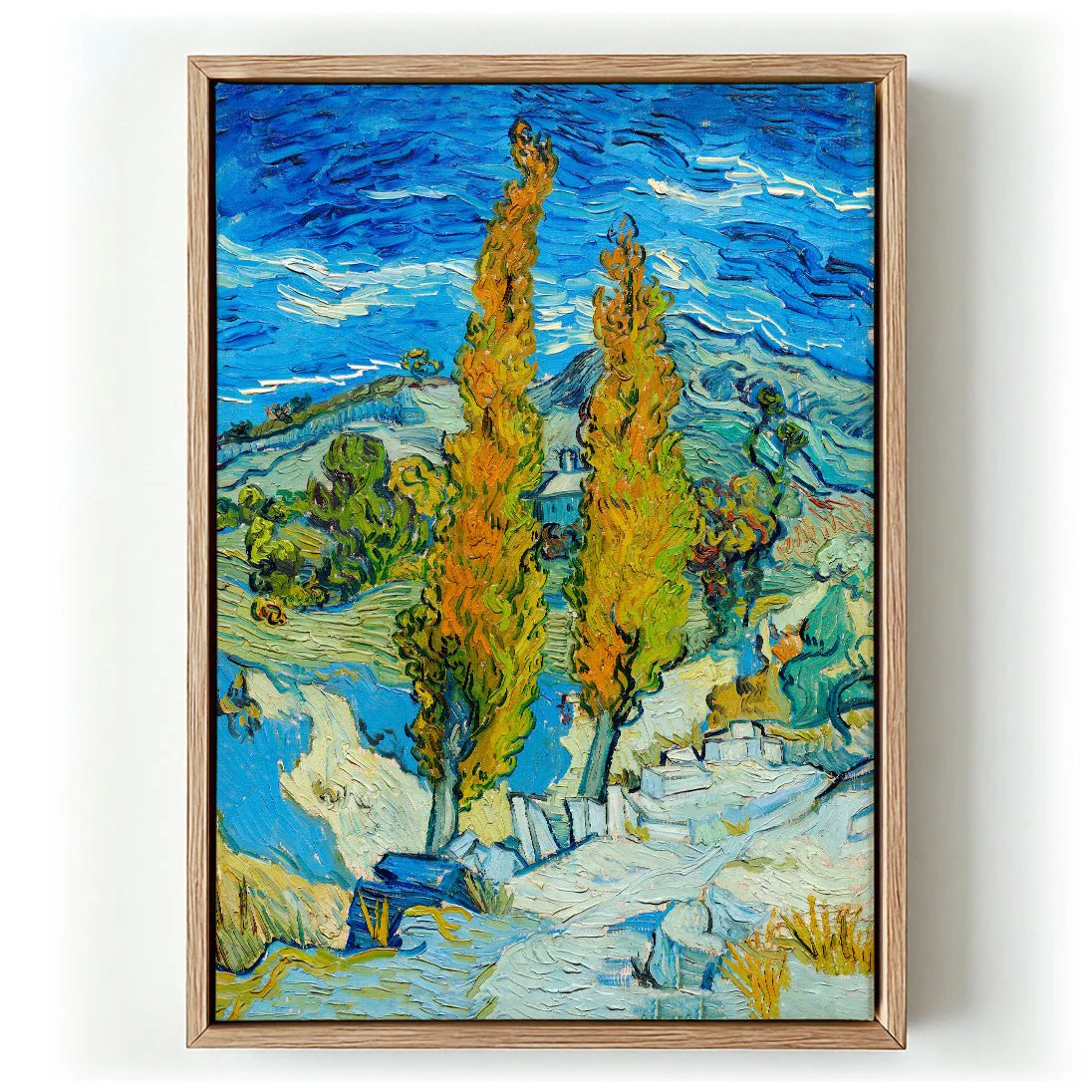 The Poplars at Saint-Rémy by Van Gogh