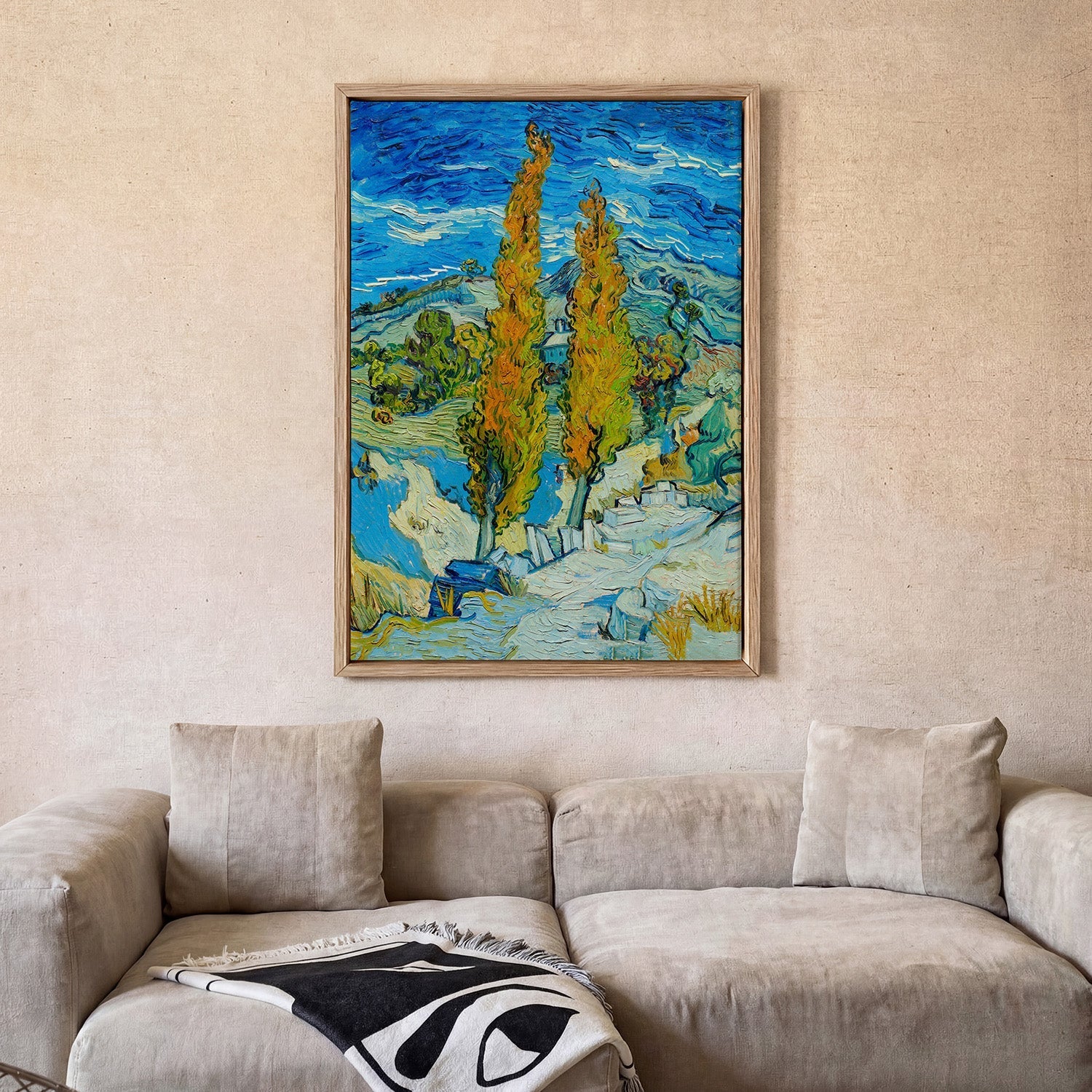The Poplars at Saint-Rémy by Van Gogh - Image 2