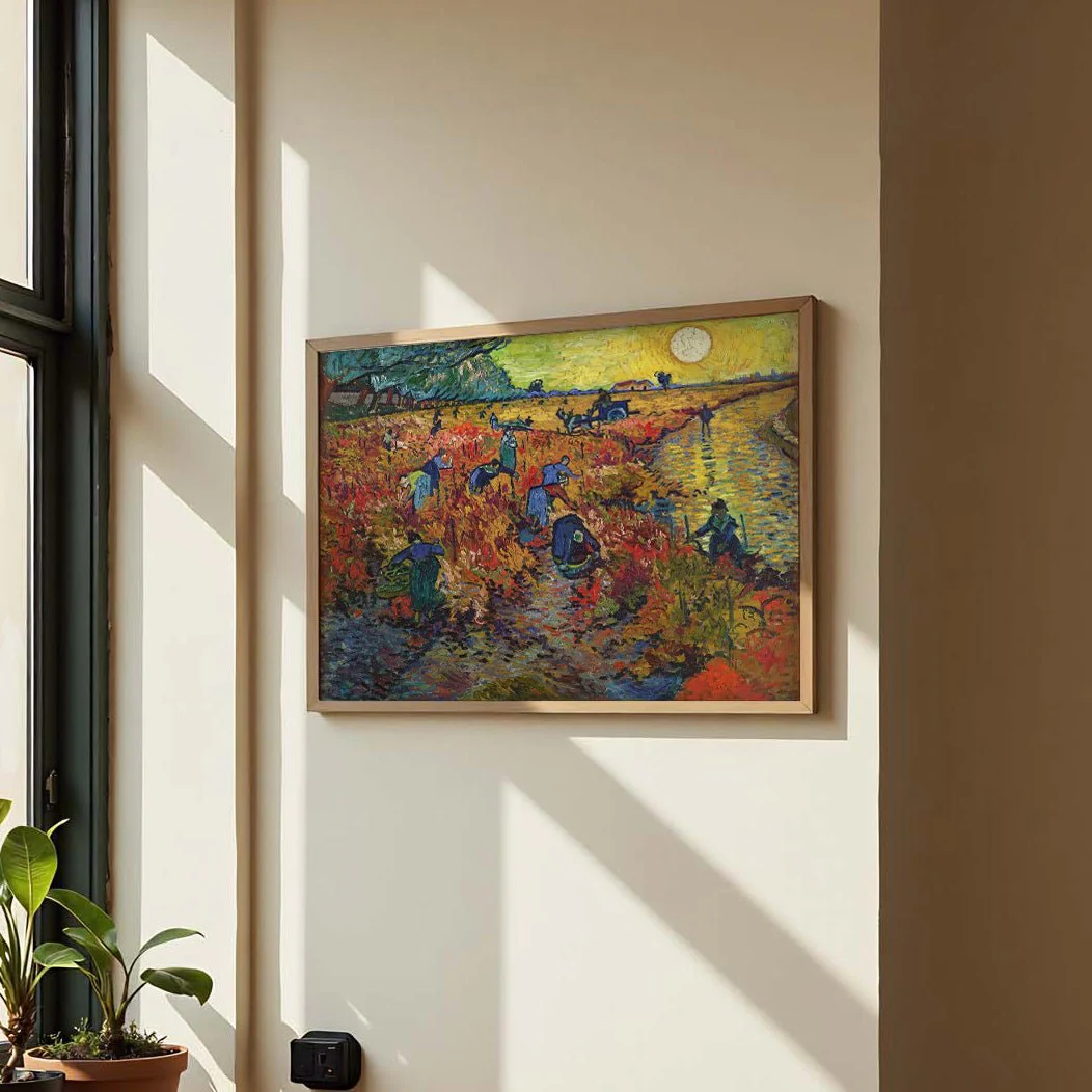 The Red Vineyard by Van Gogh - Image 3