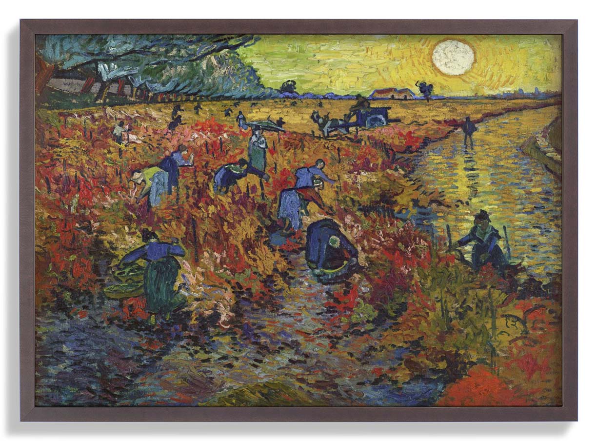 The Red Vineyard by Van Gogh - Image 7