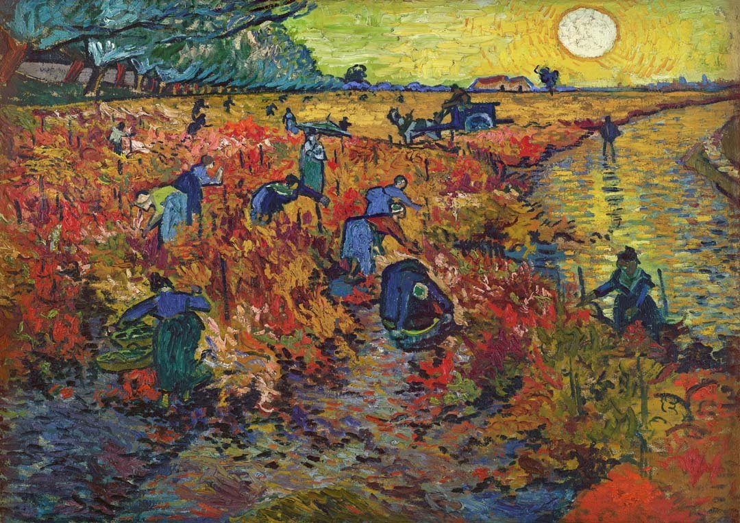 The Red Vineyard by Van Gogh - Image 8