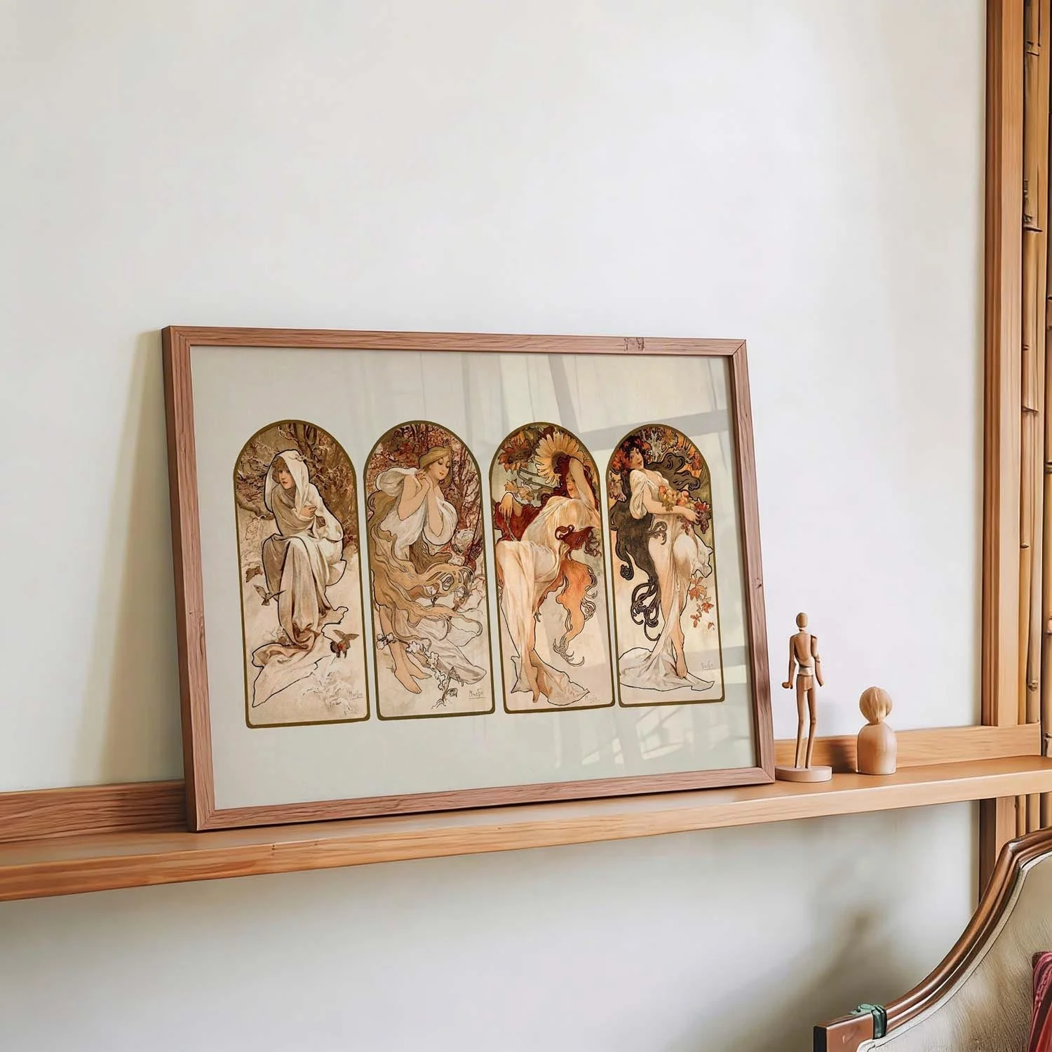 The Seasons by Alphonse Mucha - Image 4
