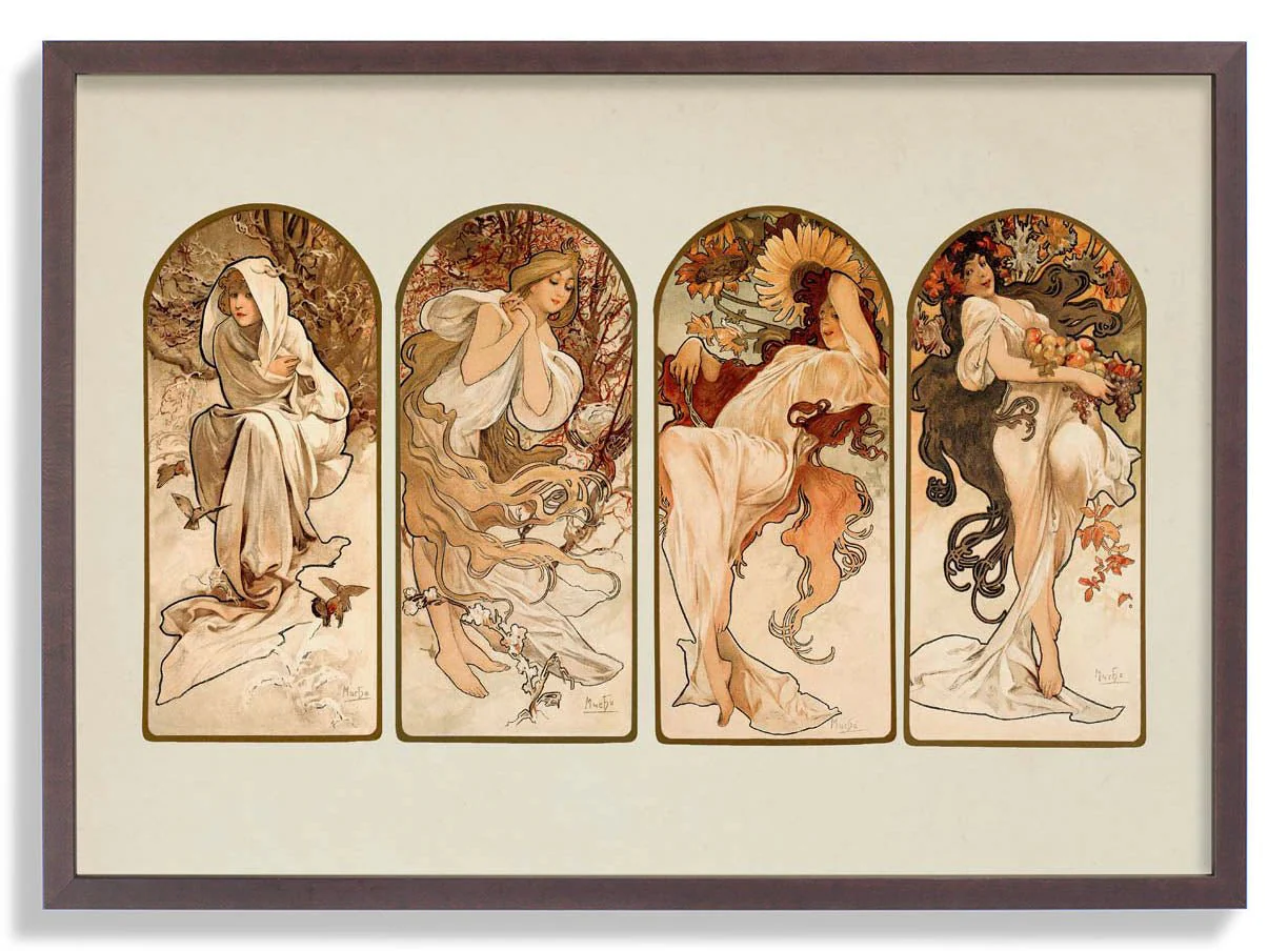 The Seasons by Alphonse Mucha - Image 7