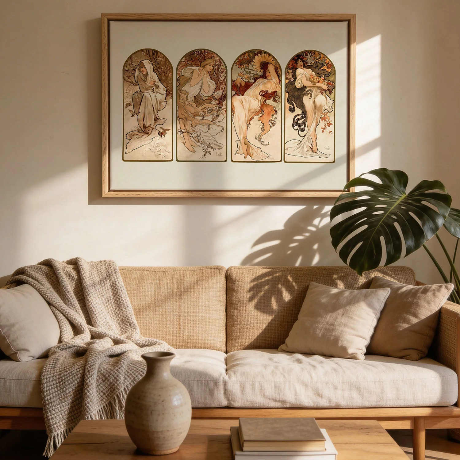 The Seasons by Alphonse Mucha - Image 2