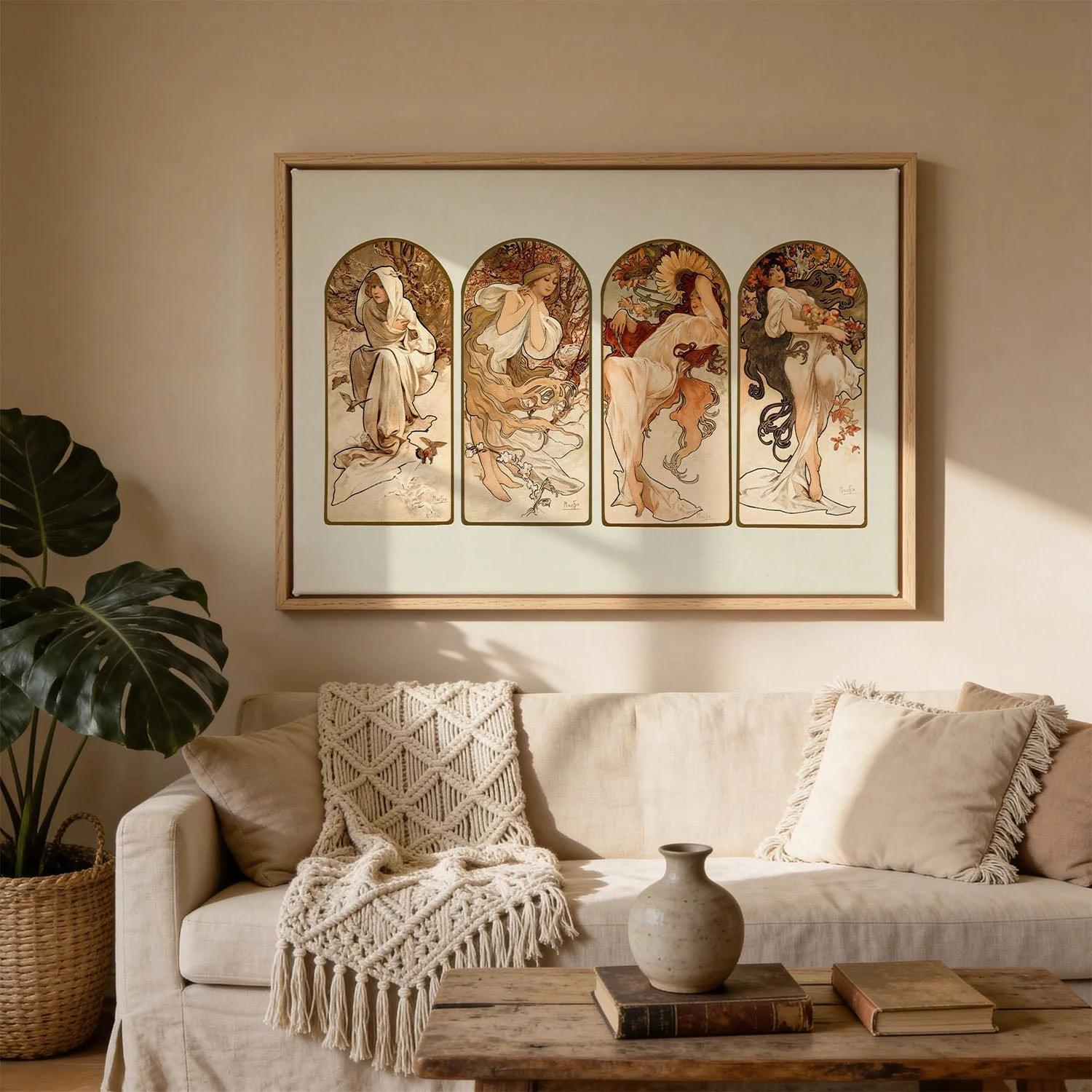 The Seasons by Alphonse Mucha - Image 3