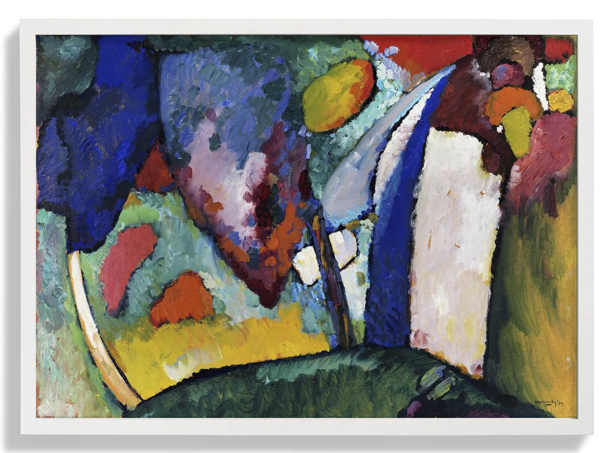 The Waterfall by Wassily Kandinsky - Image 2