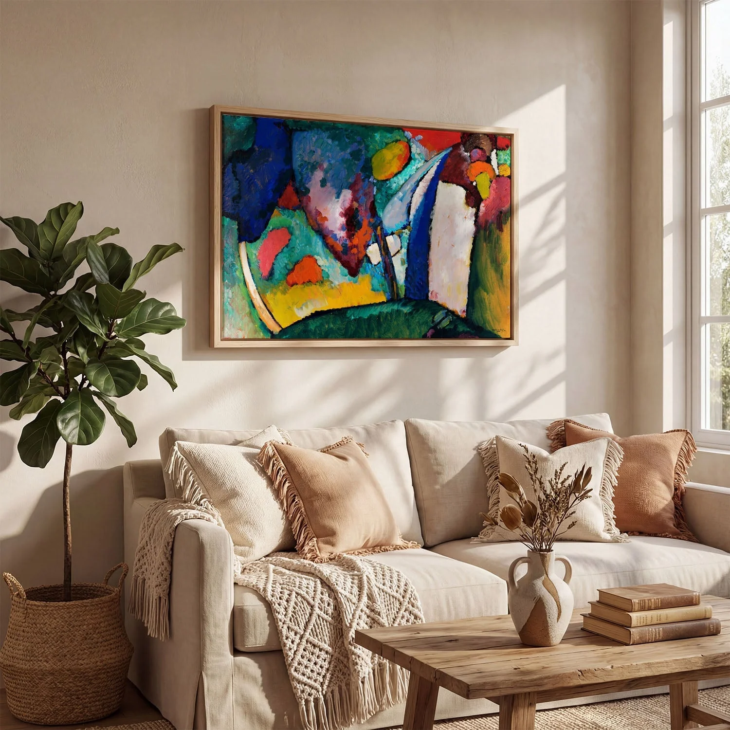 The Waterfall by Wassily Kandinsky - Image 4