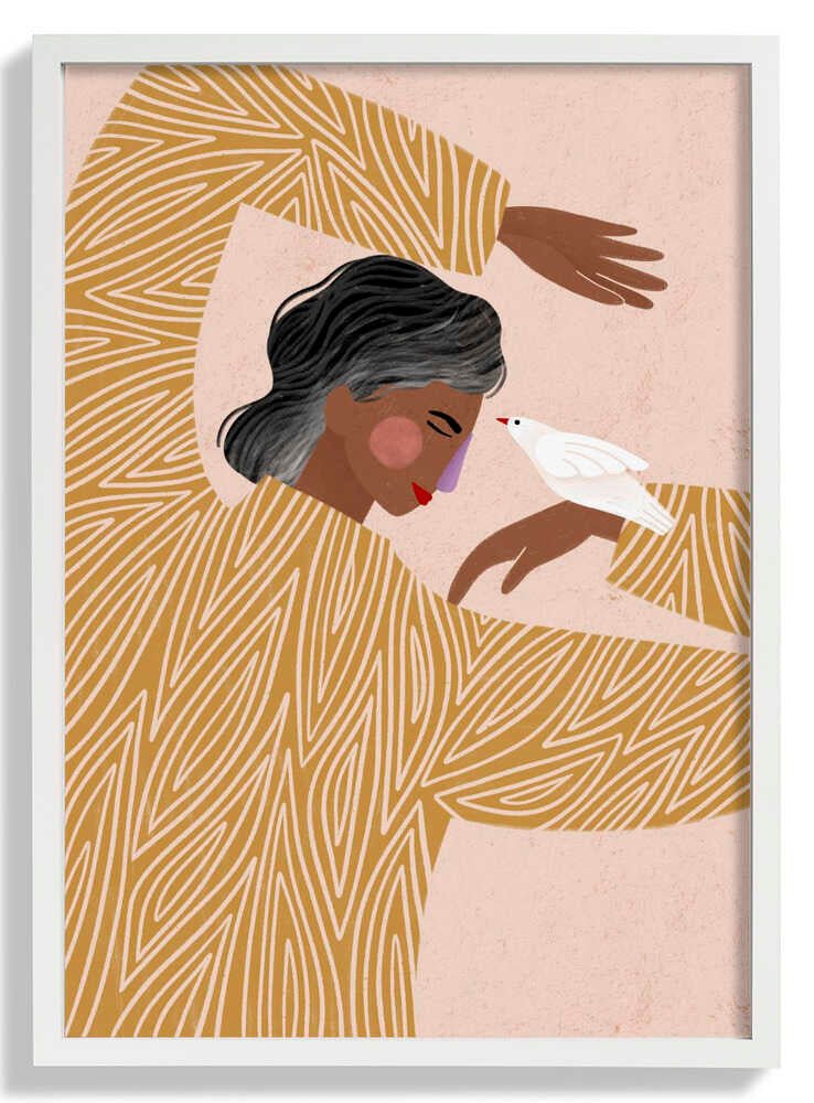 The Woman With a Bird by Bea Müller - Image 5