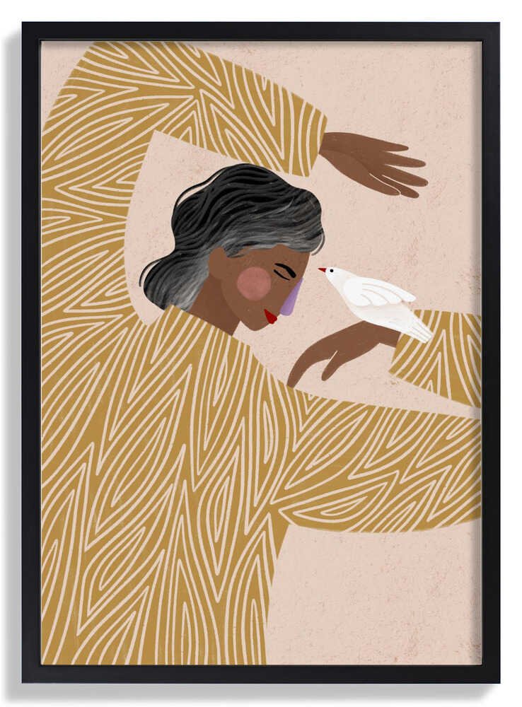 The Woman With a Bird by Bea Müller - Image 6