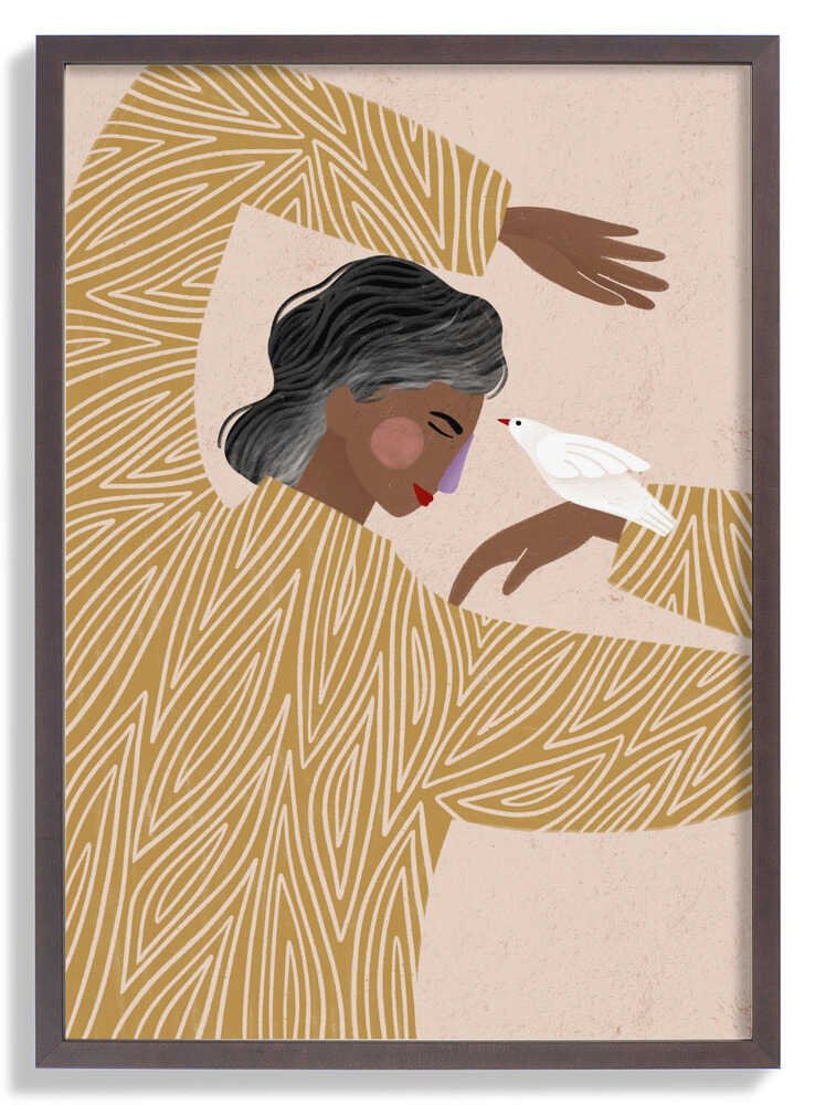 The Woman With a Bird by Bea Müller - Image 7