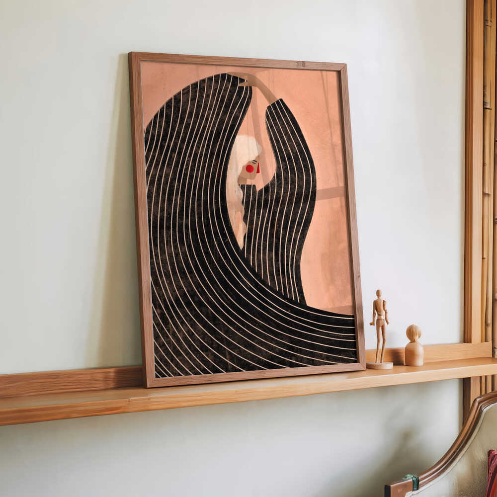 The Woman With the Black Dress by Bea Müller - Image 2