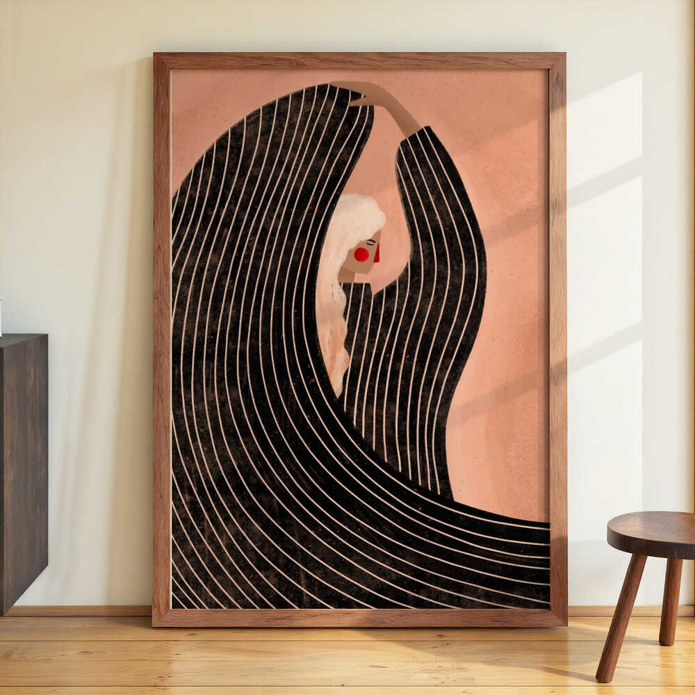 The Woman With the Black Dress by Bea Müller - Image 3