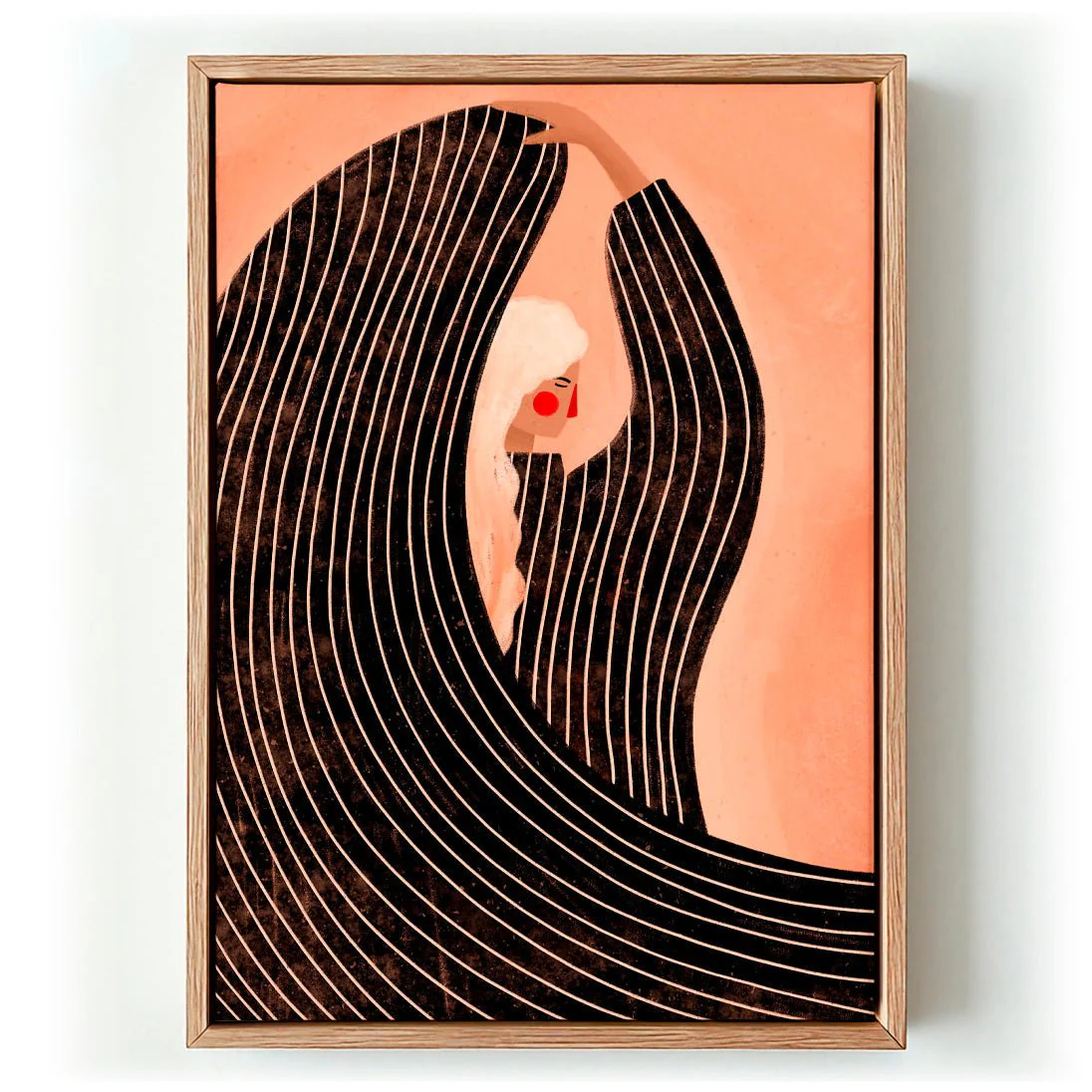 The Woman With the Black Dress by Bea Müller