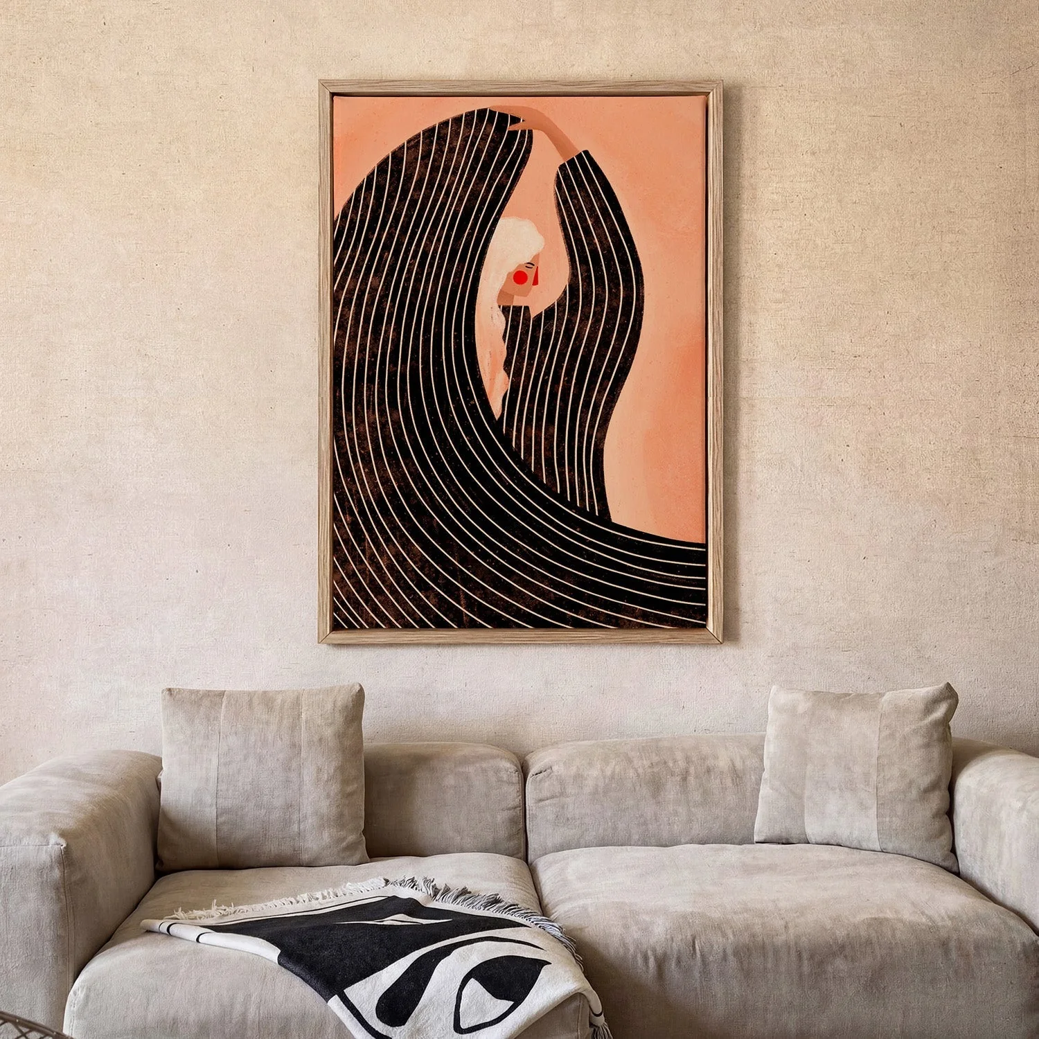 The Woman With the Black Dress by Bea Müller - Image 2