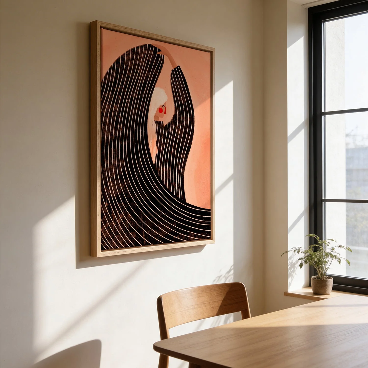 The Woman With the Black Dress by Bea Müller - Image 3