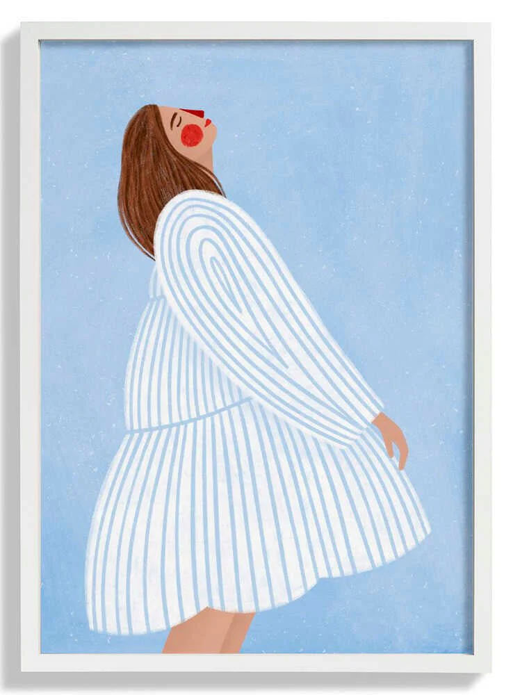The Woman With the Blue Stripes by Bea Müller - Image 5