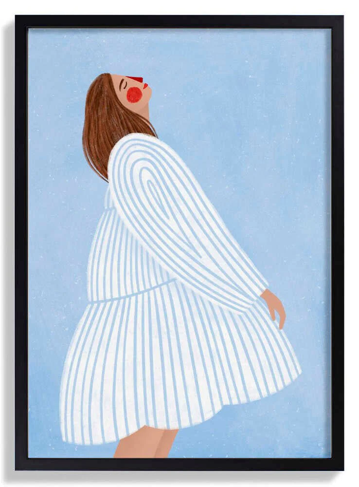 The Woman With the Blue Stripes by Bea Müller - Image 6