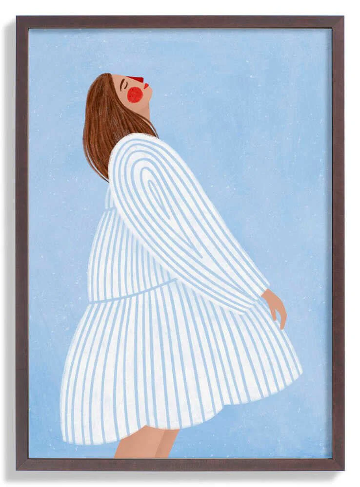 The Woman With the Blue Stripes by Bea Müller - Image 7
