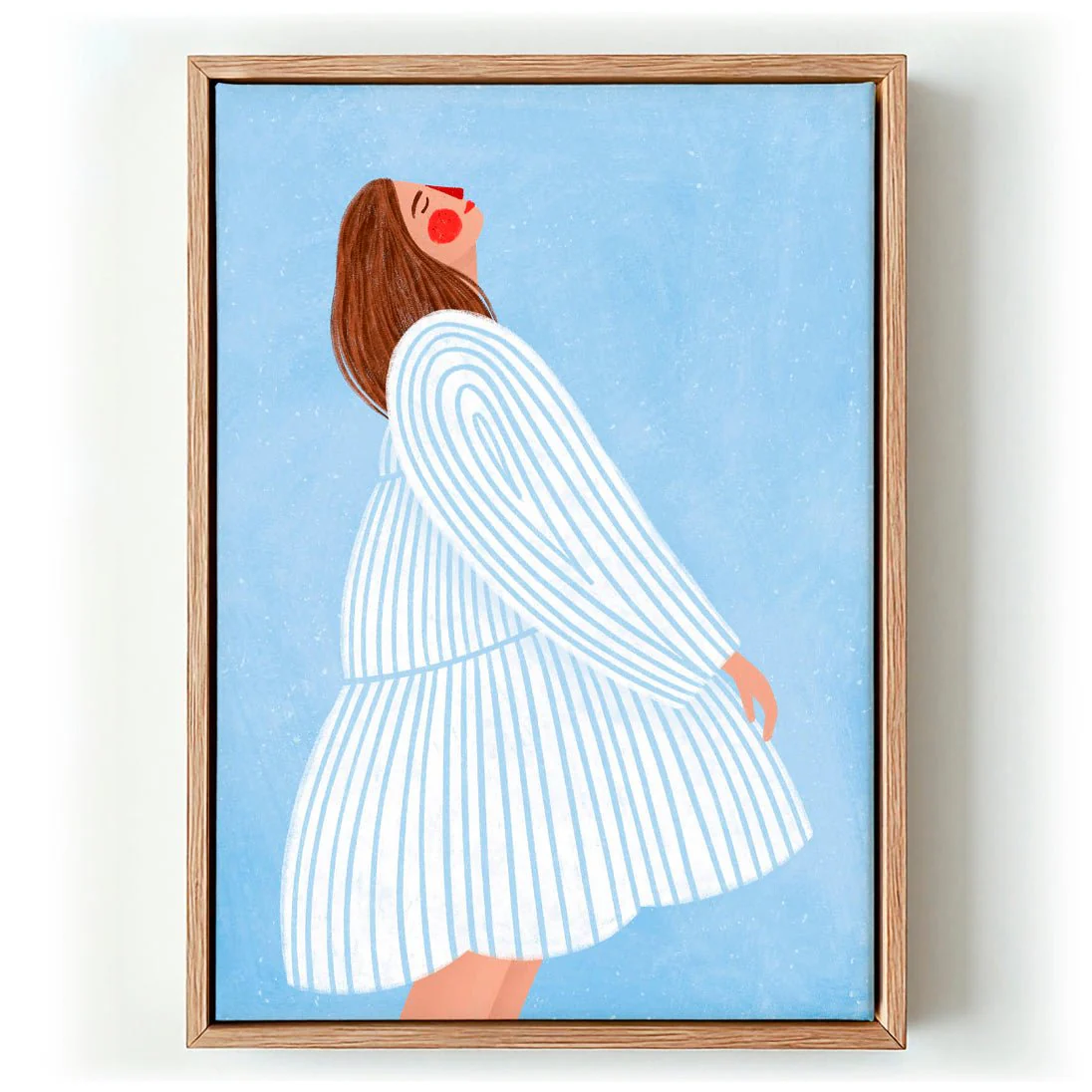 The Woman With the Blue Stripes by Bea Müller