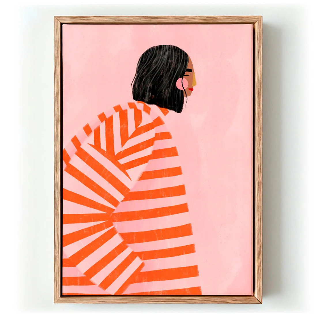 The Woman With the Orange Stripes by Bea Müller