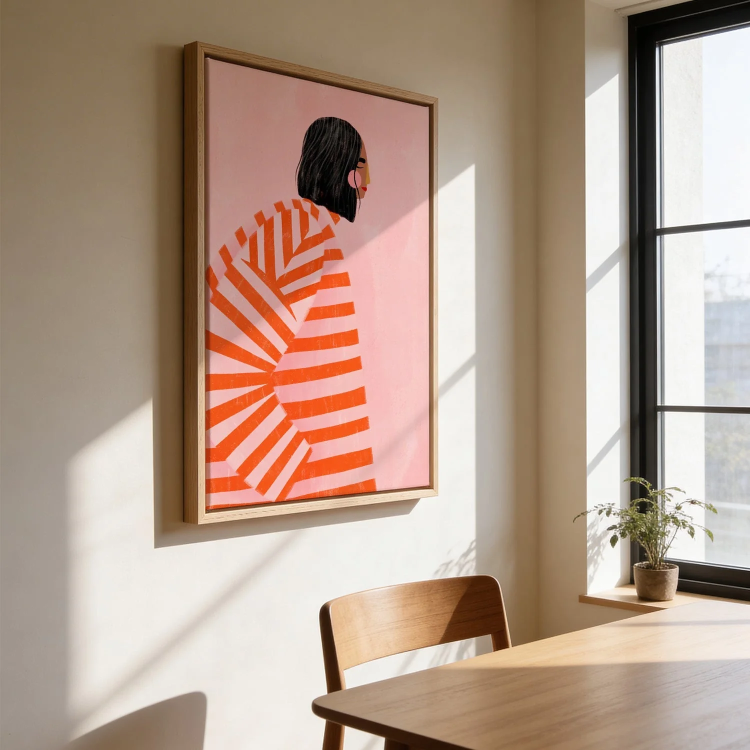 The Woman With the Orange Stripes by Bea Müller - Image 3