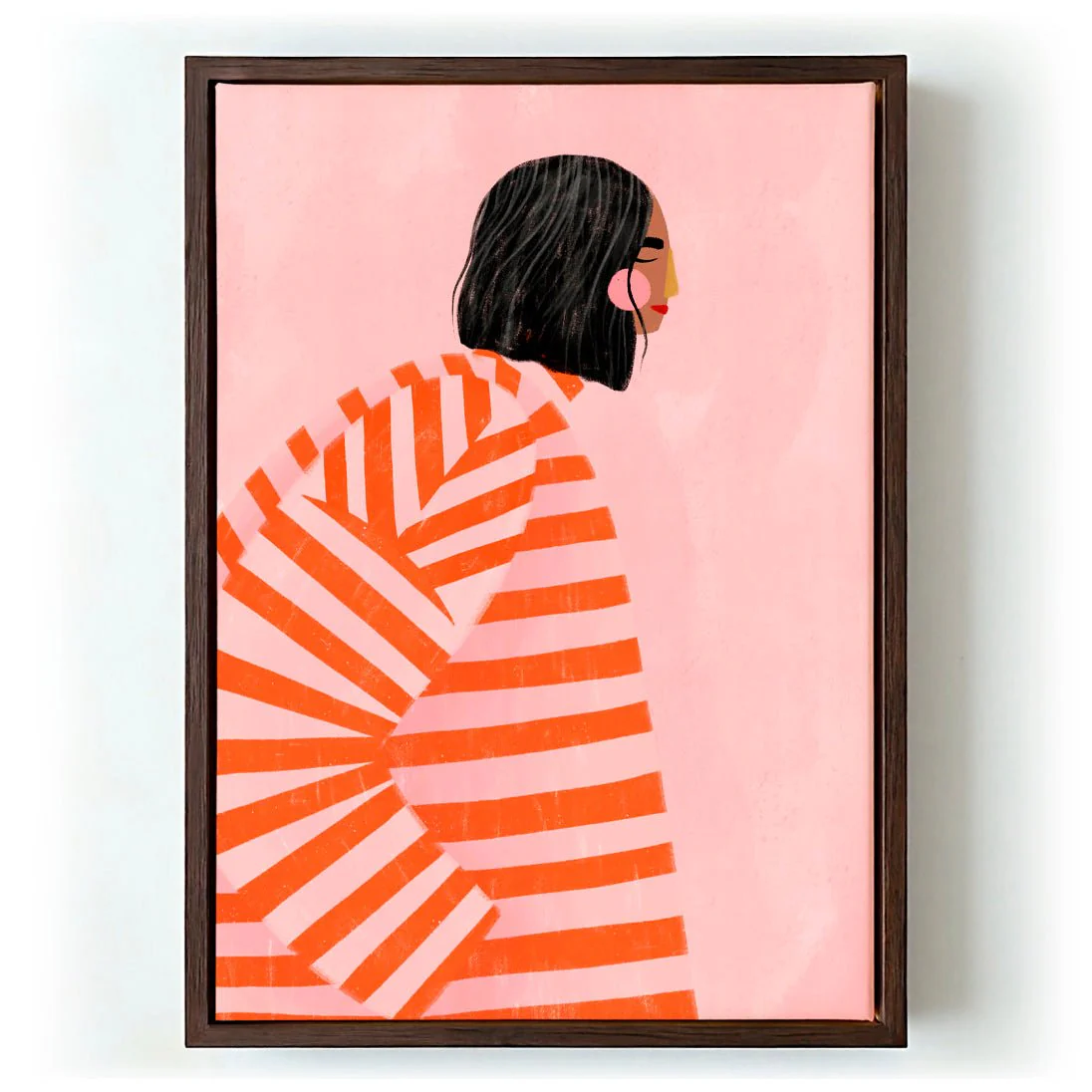The Woman With the Orange Stripes by Bea Müller - Image 6