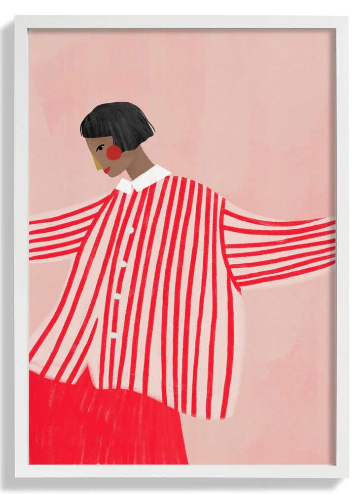 The Woman With the Red Stripes by Bea Müller - Image 5